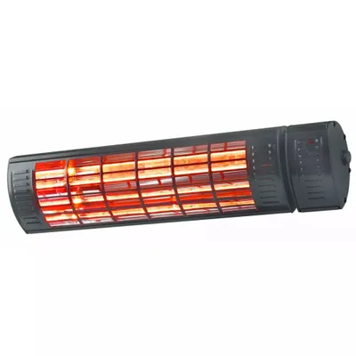 Produktbild von Eurom Terrassenstrahler Golden 2000 Ultra RCD 2000 W Schwarz 334531