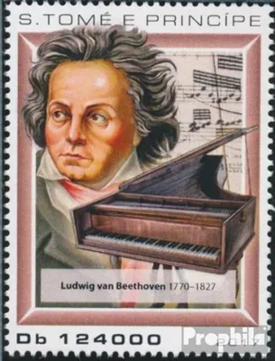 Produktbild von Briefmarken Sao Tome e Principe 2017 Mi 7362 (kompl. Ausgabe) postfrisch Ludwig van Beethoven