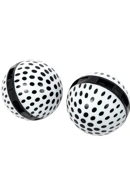 Immagine prodotto di Set di 2 palline profumate riutilizzabili - Deodorante per scarpe - Mantiene scarpe e borse sportive fresche e prive di odori - Bianco