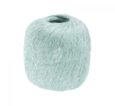 A single ball of yarn on a white background.