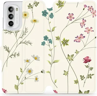 Produktbild von Handyhülle mit klappe für Motorola Moto G52, Mobiwear Book, Feldblumen