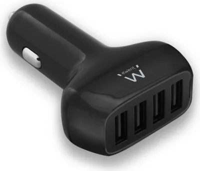 Obrázek produktu pro Ewent EW1354, Auto, Zapalovač na doutníky, 5 V, 9,6 A, Černá