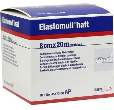 Productafbeelding van Elastomull Haft, elastische fixeer verband, zelfklevend, 20 m x 8 cm, wit