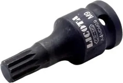 Image de Douille Vielzahn M4 1/2 pouce, Embout Spline Cr-Mo 60mm