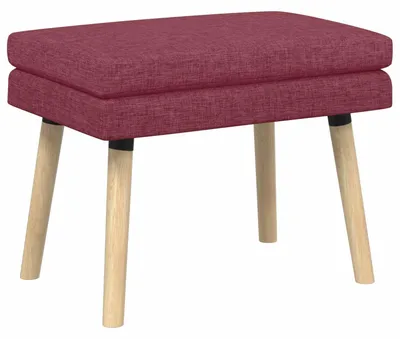 Obrázok produktu pre vidaXL Dvojmiestna lavica, vínovo červená, 60 x 40 x 46 cm, látka