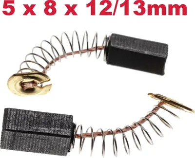 Produktbild von 2x Kohlebürsten Motorkohlen 5 x 8 x 12/13 mm für Makita 1900B 1902 N1900B 9501B 9503BH 9505BH 4301BV 3700B 3705 ersetzt 643053-2 643072-8 643052-4