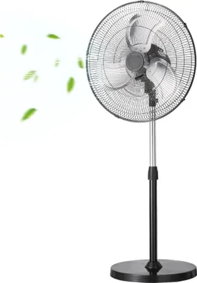 Produktbild von Standventilator 570mm - 3 Gang Ventilator - Höhenverstellbar von 110,5-138cm