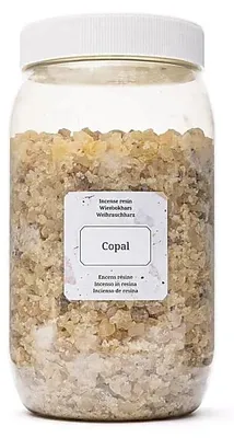 Immagine prodotto di Set per fumigazione Resina di incenso Copal Confezione risparmio -- 500 g + Carbone Golden Temple