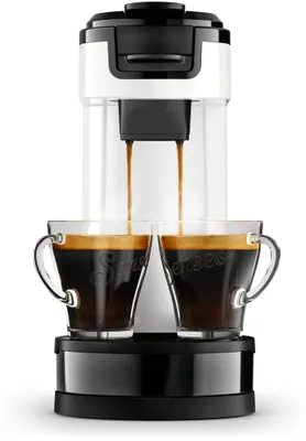Produktbild von Philips Senseo® Switch 2-in-1 Pad und Filter Kaffeemaschine mit Thermo Kanne + Intensitätsregler, Weiß (HD6592/04)
