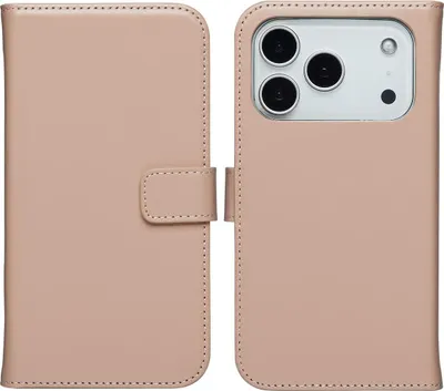 Obrázok produktu pre Selencia, ochranné puzdro z pravého kožíška pre iPhone 18 Pro / 17 Pro – svetloružová farba