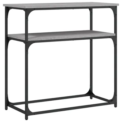 Obrázek produktu pro vidaXL Konzolový stolek Grey Sonoma 75x35,5x75 cm Dřevěné konstrukce