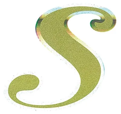 Produktbild von Aufkleber Monogramma Buchstabe D, Gold Metallescente