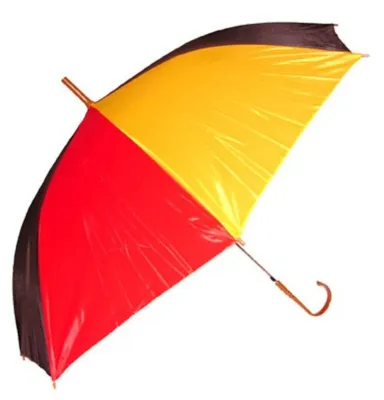 Produktbild von Regenschirm Rot Gelb Schwarz | 70 cm