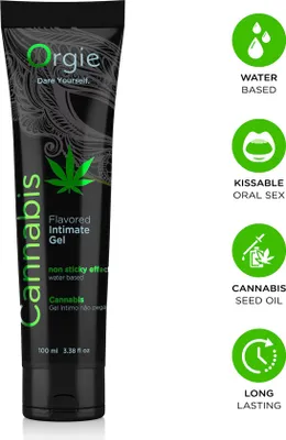 Image de Orgie - Tube De Lubrifiant Au Cannabis, Gel Intime À Base De Eau, 100 Ml