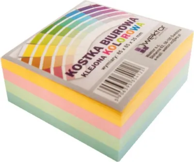 Obrázok produktu pre Farebná lepená kocka 85x85mm 3,5cm