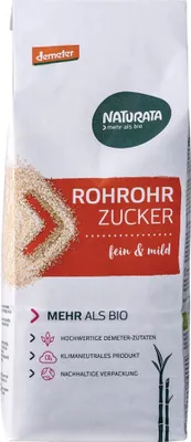 Obrázok produktu pre Surový trstinový cukor - jemný a jemný demeter 1kg
