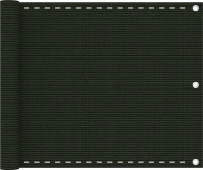 Obrázok produktu pre Balkónová markíza tmavozelená 75x600 cm HDPE