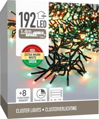Produktbild von 192er LED Clusterlichterkette