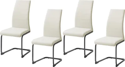 Produktbild von Esszimmerstuhl 4er Set PolyurethanBeige Sally P