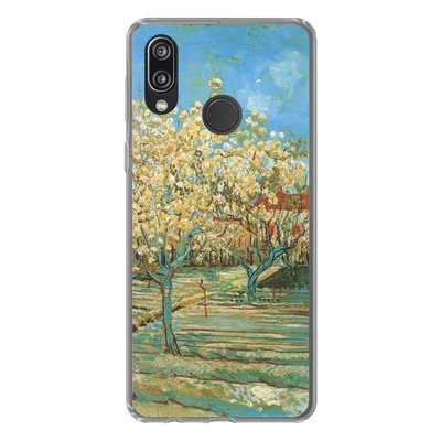 Produktbild von MuchoWow® Handyhülle Schutzhülle Hülle für Huawei P20 Lite (2020) Blühender Obstgarten - Vincent van Gogh Silikon Softcase Handy Hülle - Kartenhalter