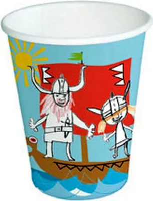 Produktbild von Partybecher 8 St., 0,2l Wikinger, türkis