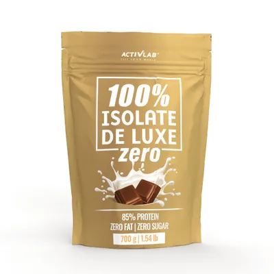 Image de Activlab 100% Isolate De Luxe ZERO 700g, isolat de protéines de lactosérum de bonne qualité - chocolat