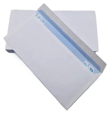 Image de Enveloppes DL 110 x 220 mm sans fenêtre papier velin 80 gr - lot de 100