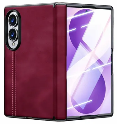 Image de Coque de protection et film de protection en verre trempé 9H pour Samsung Galaxy Z Fold8, protégeant la charnière