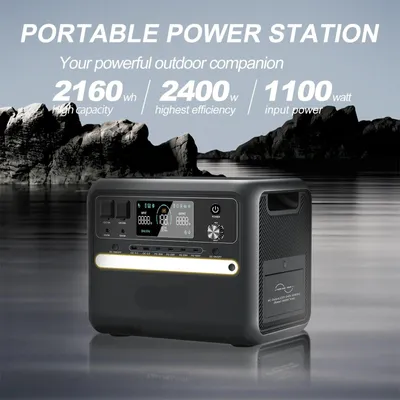Image de Station d'alimentation portable - Batterie externe - Alimentation de secours - Batterie pour camping
