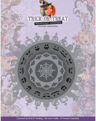 Produktbild von Stanzschablone - Yvonne Creations - Trick or Treat - Halloween Rahmen