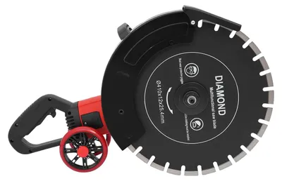 Produktbild von Elektrische Betonsäge - Wandschneider - 4000 W - 3000 U/min - 41 cm Diamantblatt - Schnitttiefe 16,5 cm - Wasserpumpe - 220 V EU-Stecker - Schwarz