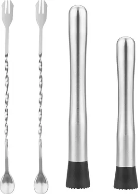 Obrázek produktu pro Famanu Barlepel, 27 cm - Kvalitní měděné koktejlové lžíce s přítlačkou