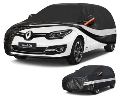 Produktbild von Autoabdeckung 10 Schichten Wasserdicht für Renault Clio (1990-2025) Schwarz