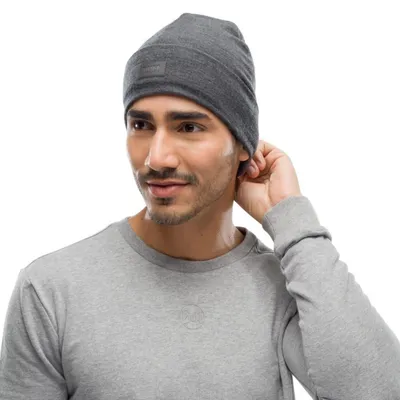 Produktbild von BUFF Merino Fleece Graphite Mütze Grau Uni