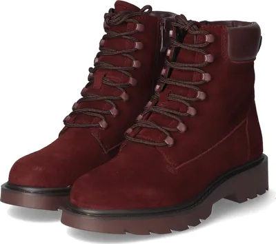 Immagine prodotto di Tamaris donna stivaletti stringati vino rosso camoscio sintetico taglia: 37