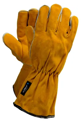 Produktbild von Handschuh für Schweißarbeiten, Größe 11, gelb