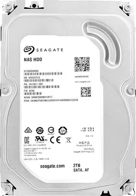 Immagine prodotto di Unità disco da 3,5" di Seagate - 2 TB di capacità di archiviazione - Interna - SATA - 5900 RPM - 64 MB di buffer - Bulk