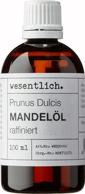 Produktbild von Mandelöl raffiniert (100ml)- reines Öl OHNE Zusatzstoffe von wesentlich.