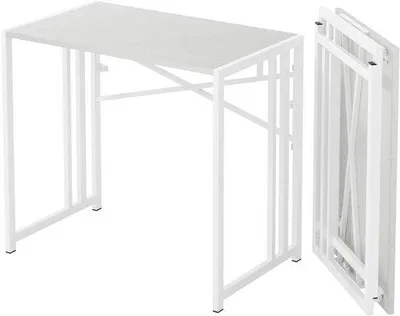 Obrázok produktu pre Biely písací stôl 90 cm pre domácu kanceláriu