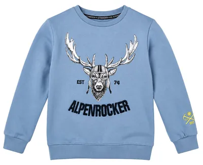 Produktbild von BONDI Jungen Sweatshirt "Alpenrocker" 29906 | Blau Größe: 134