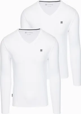 Productafbeelding van Ombre langarmshirt voor heren, wit, maat XXL