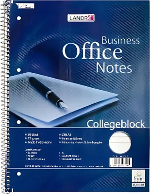 Produktbild von LANDRÉ Collegeblock "Business Office Notes" DIN A4 liniert