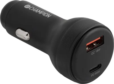 Produktbild von Dual-Port-Ladegerät mit 83 W, QC/PD-kompatibel, Schwarz