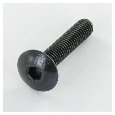 Produktbild von Schraube Flachrundkopfschraube M8x16 Schraubenschlüssel 5 Stahl schwarz verzinkt