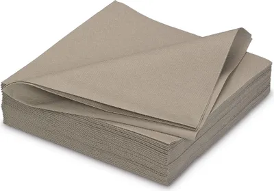 Produktbild von Servietten stoffähnlich 40x40cm in  25 Stück, Farbauswahl:taupe 823