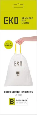 Produktbild von EKO - Müllbeutel 7-10 Liter (B) - Plastic - Weiß