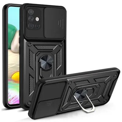 Produktbild von Techsuit CamShield Series Hülle für Samsung Galaxy A71 4G – schwarz