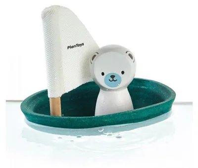 Immagine prodotto di Plan Toys Giocattoli da bagno - Barca dell'orso polare