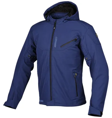 Imagen del producto de Chaqueta softshell impermeable para motocicleta Germot Snake, color azul, talla XL