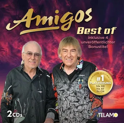Obrázok produktu pre Warner Music Amigos - Best of, Pop, CD, Amigos, Fyzické médiá, Dospelí, 1 disky